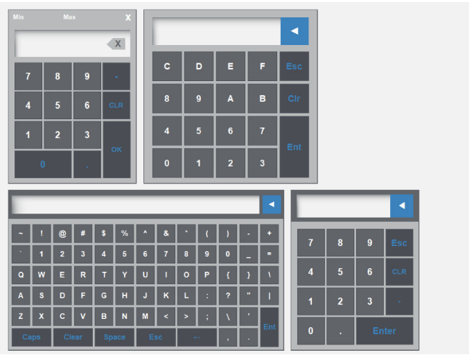 Solution Square : HMI Greay Theme1 Template